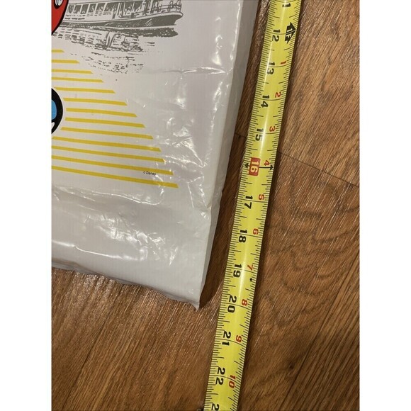 Vintage 80's 1982 Walt Disney World Epcot Mickey Mouse Reusable Bag Snap Handle - Picture 2 of 8